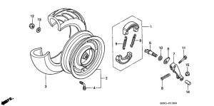 SRX90 Rear wheel complete assy