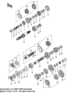 KZ650 Трансмиссия