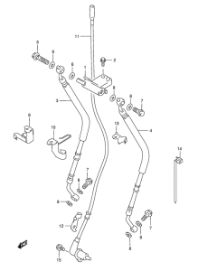 GSF1200S Передние тормозные трубки