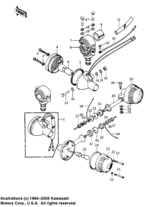KZ1000 Поворотники