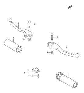 VS800 Рулевой рычаг
