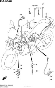 DL650X (ABS) Wiring Harness (Dl650Al7 E33)