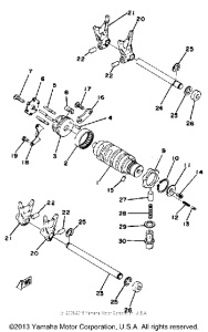 XS400_2F - 1979 Переключение скоростей