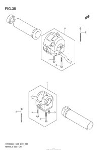 VZ1500 Рулевые переключатели