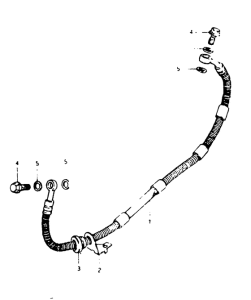 GSX1000 Задние тормозные трубки