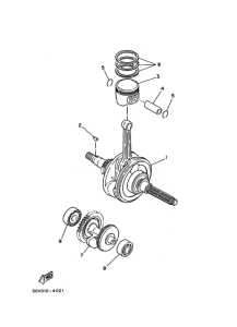 XC125 ｸﾗﾝｸｼﾔﾌﾄ. ﾋﾟｽﾄﾝ