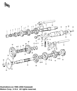  Transmission / change drum