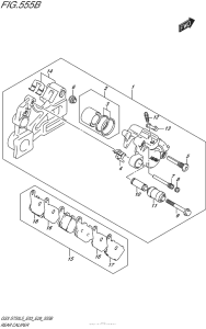GSX-S750 Rear Caliper (Gsx-S750Al5 E28)