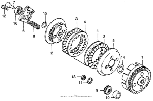XR100 Сцепление
