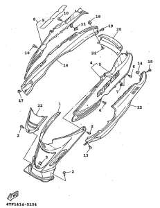 XC125 Боковые обтекатели