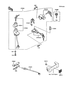 Z750 Замок зажигания