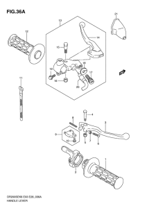DR200 Рулевой рычаг