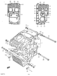 GS425 Картер двигателя