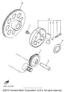 XV535AC Муфта стартера