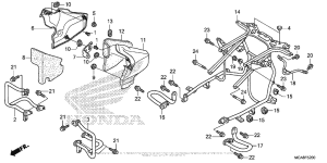 GL1800 Зажита двигателя