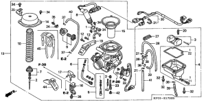 FES250 Carburetor assy