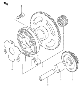 GN125 Муфта стартера