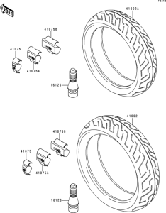 ZX400 Покрышки