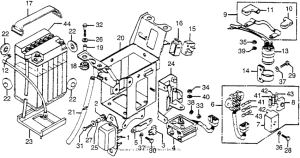 CB750 Аккумулятор