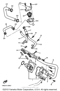 FZR400SUC Водяной насос