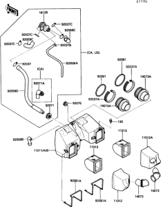 EN450 Воздушный фильтр