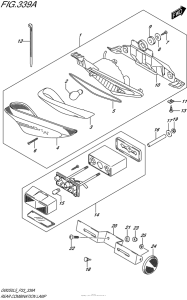 GW250 Задний фонарь