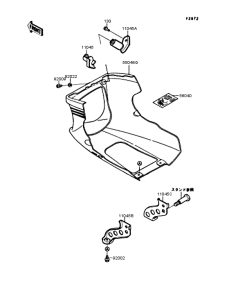 EX400 Обтекатель нижний