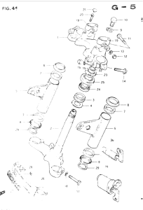 GSX400 Траверса нижняя