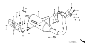 SJ50 Глушитель