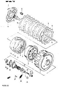 RG125 Бендикс