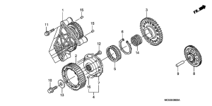 ST1300 Муфта стартера