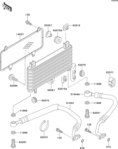 ZX600 Масляный картер