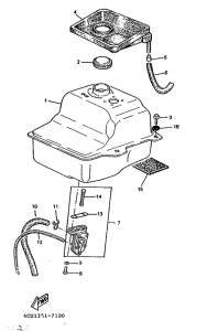 YE80 Rpservoir a carburant