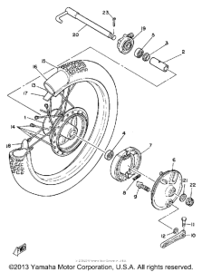 IT250H Переднее колесо