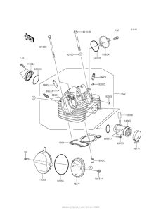  Головка цилиндров