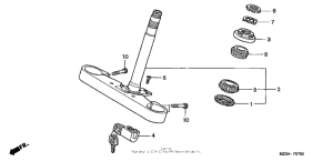 GL1500CD Траверса нижняя
