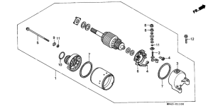  Стартерный мотор