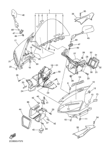 YZF-R6 Обтекатель 1