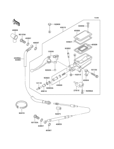 ZG1000 Главный цилиндр сцепления
