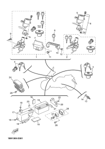 YP125R Электрика 1