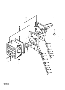 TS250 Задний комбинированный сигнал