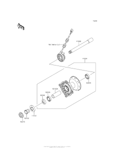  Переднее колесо