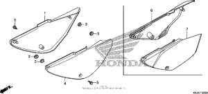 CRF100F Боковые обтекатели