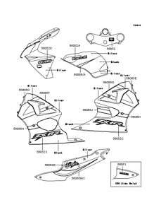 ZX636 Наклейки