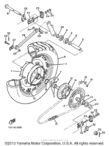 FZX700S Переднее колесо