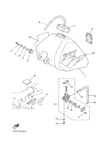 PW80 Топливный бак