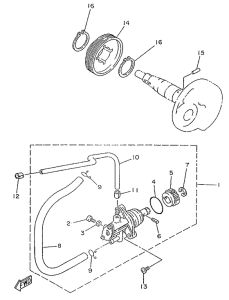 YA50R Масляный насос