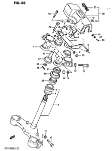 GS1100 Траверса нижняя