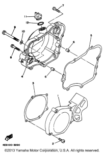 YZ80J1 Боковые крышки