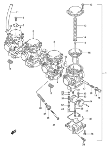 GSF600 Carburetor assy